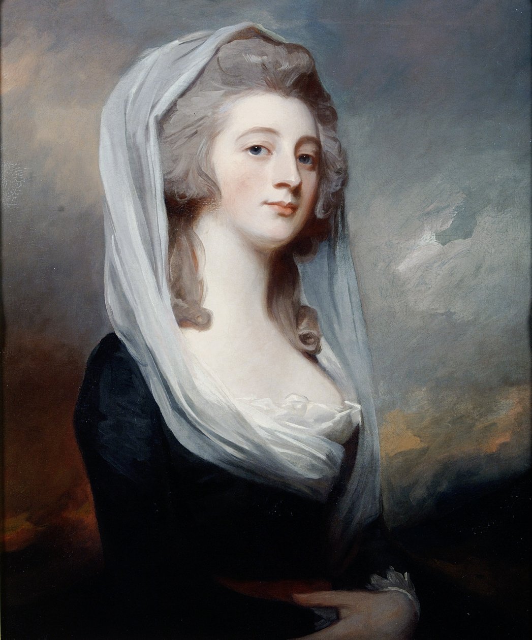 Charlotte Gunning (1704-1802) door George Romney