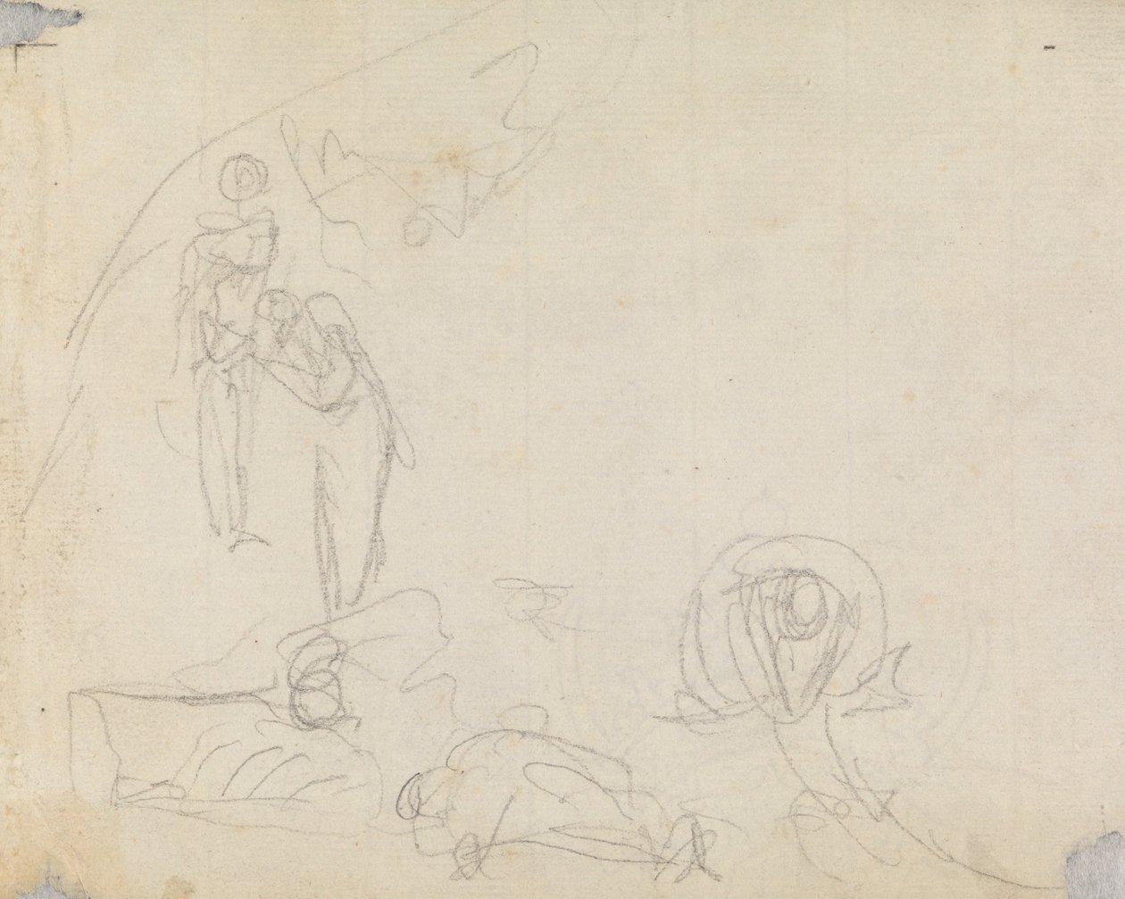 Figuurcompositiestudie 16 door George Romney