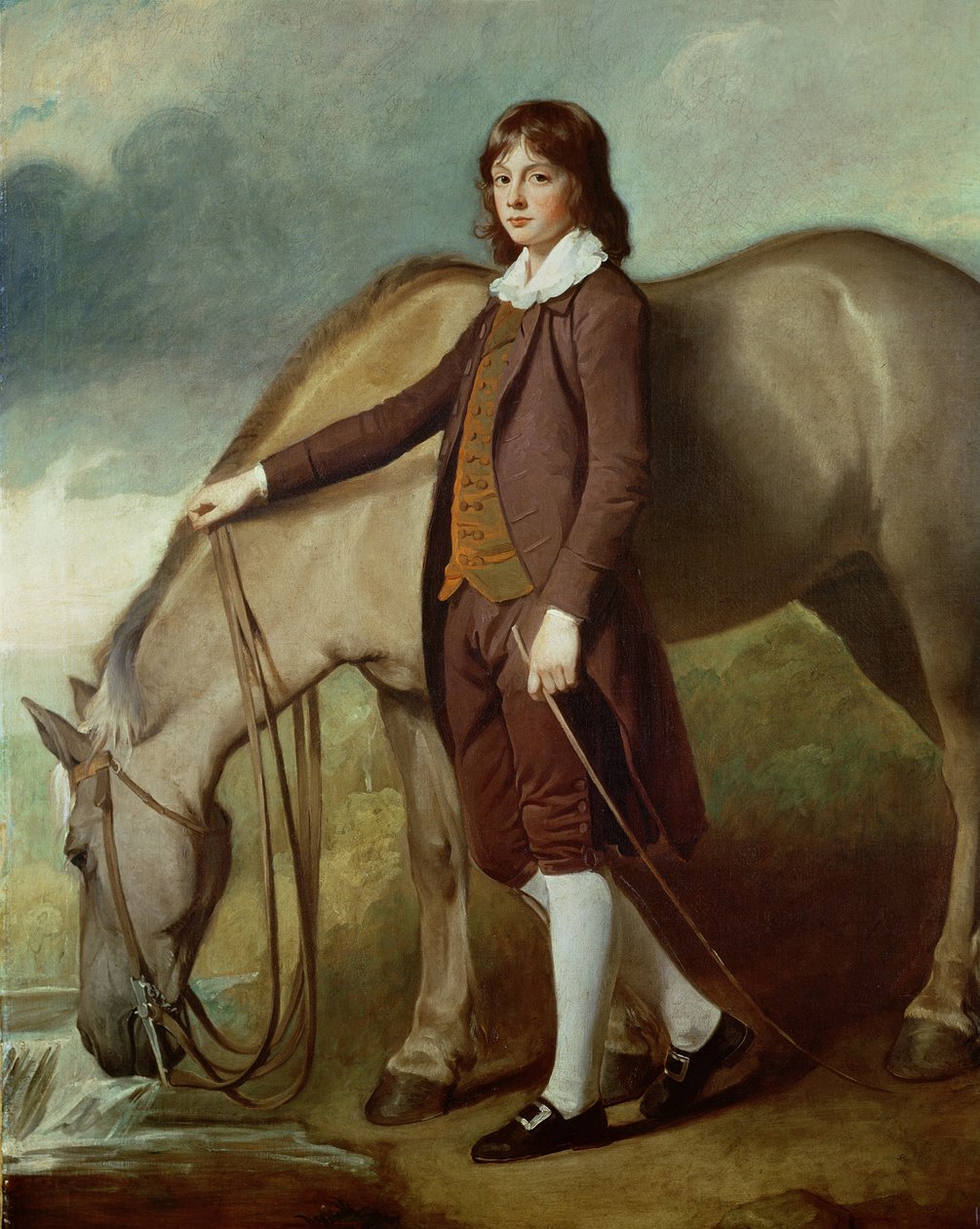 Portret van John Walter Tempest door George Romney