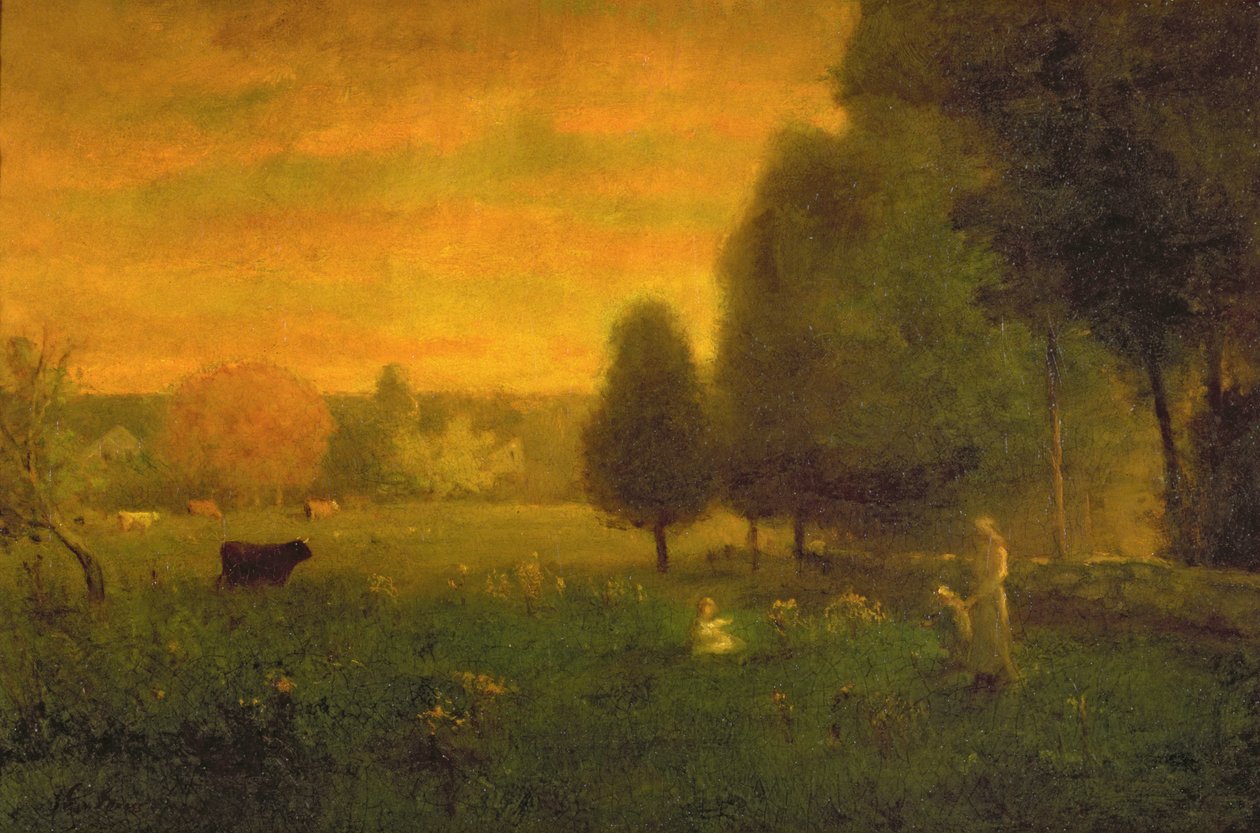 Zonsondergang Briljant door George Inness