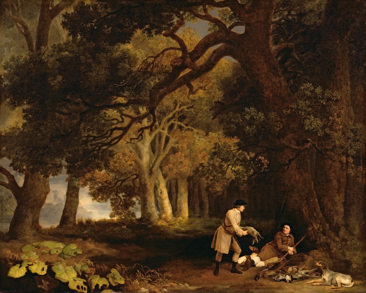 Een Rust na het Jagen door George Stubbs