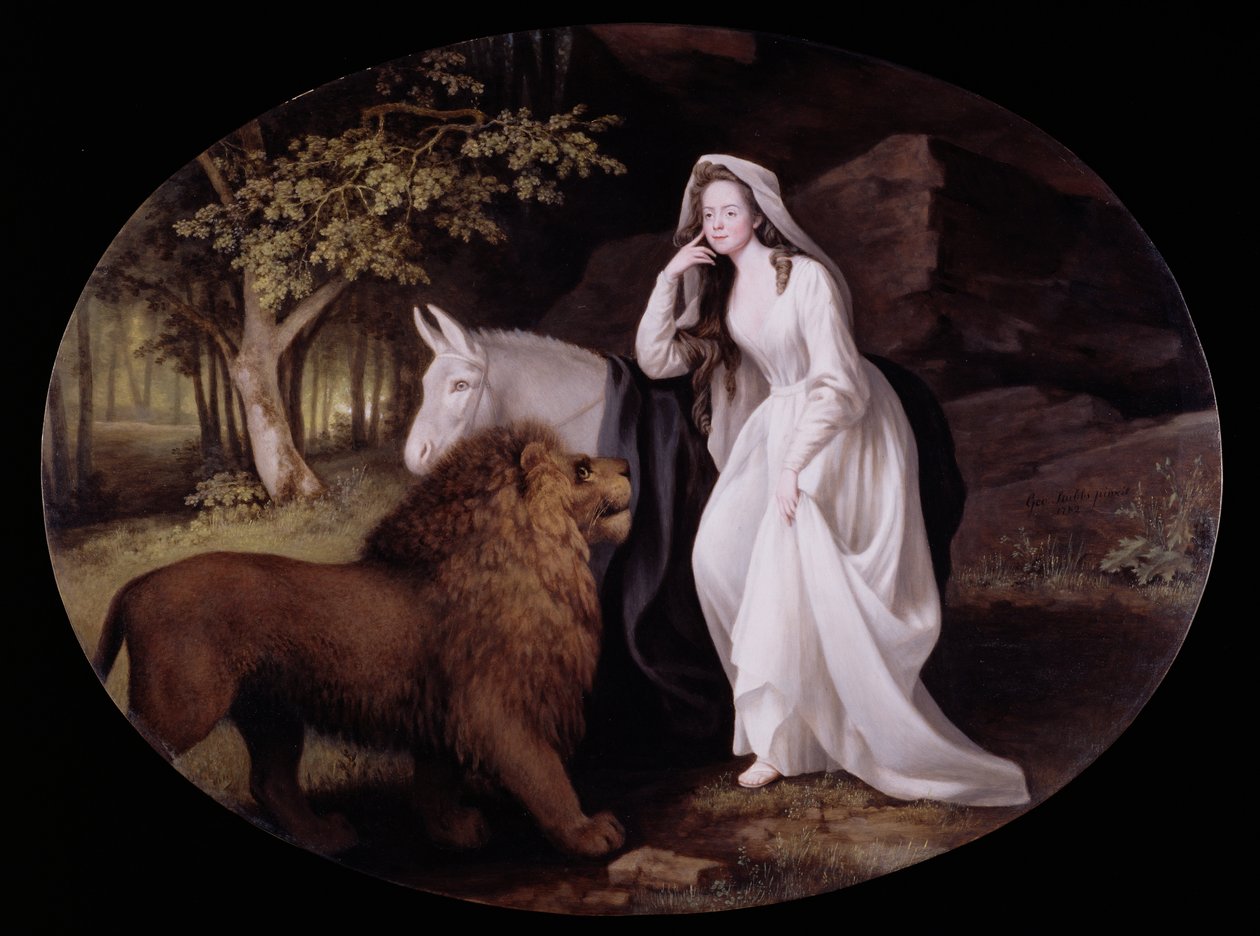 Una en de Leeuw (Isabella Saltonstall als Una in Spenser