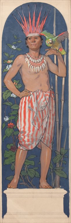 Allegorie van de West-Indië door George Sturm