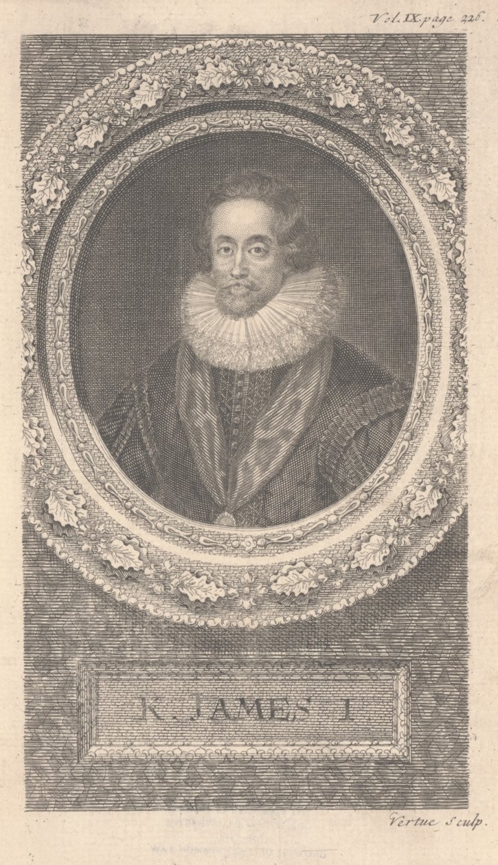 James I door George Vertue