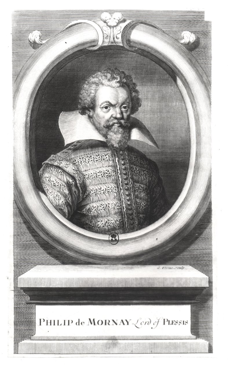 Philip de Mornay, Graaf van Plessis (1549-1623) door George Vertue