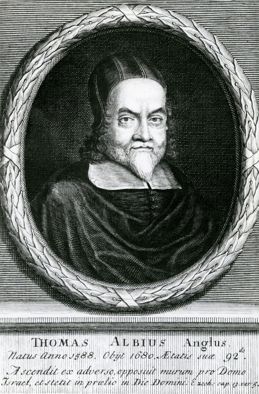 Portret van Thomas Albius (White), 1713 door George Vertue
