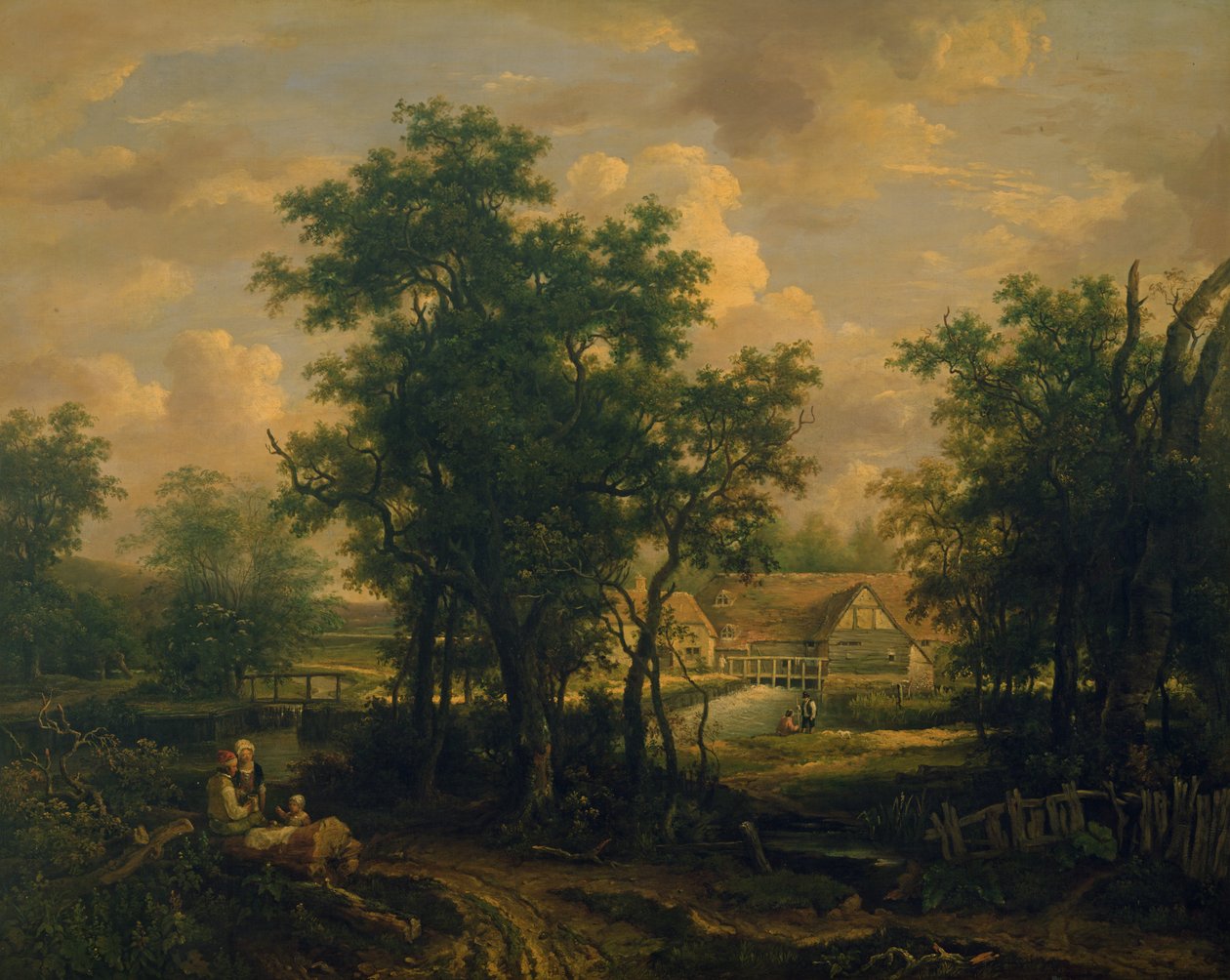 Uitzicht in Suffolk door George Vincent
