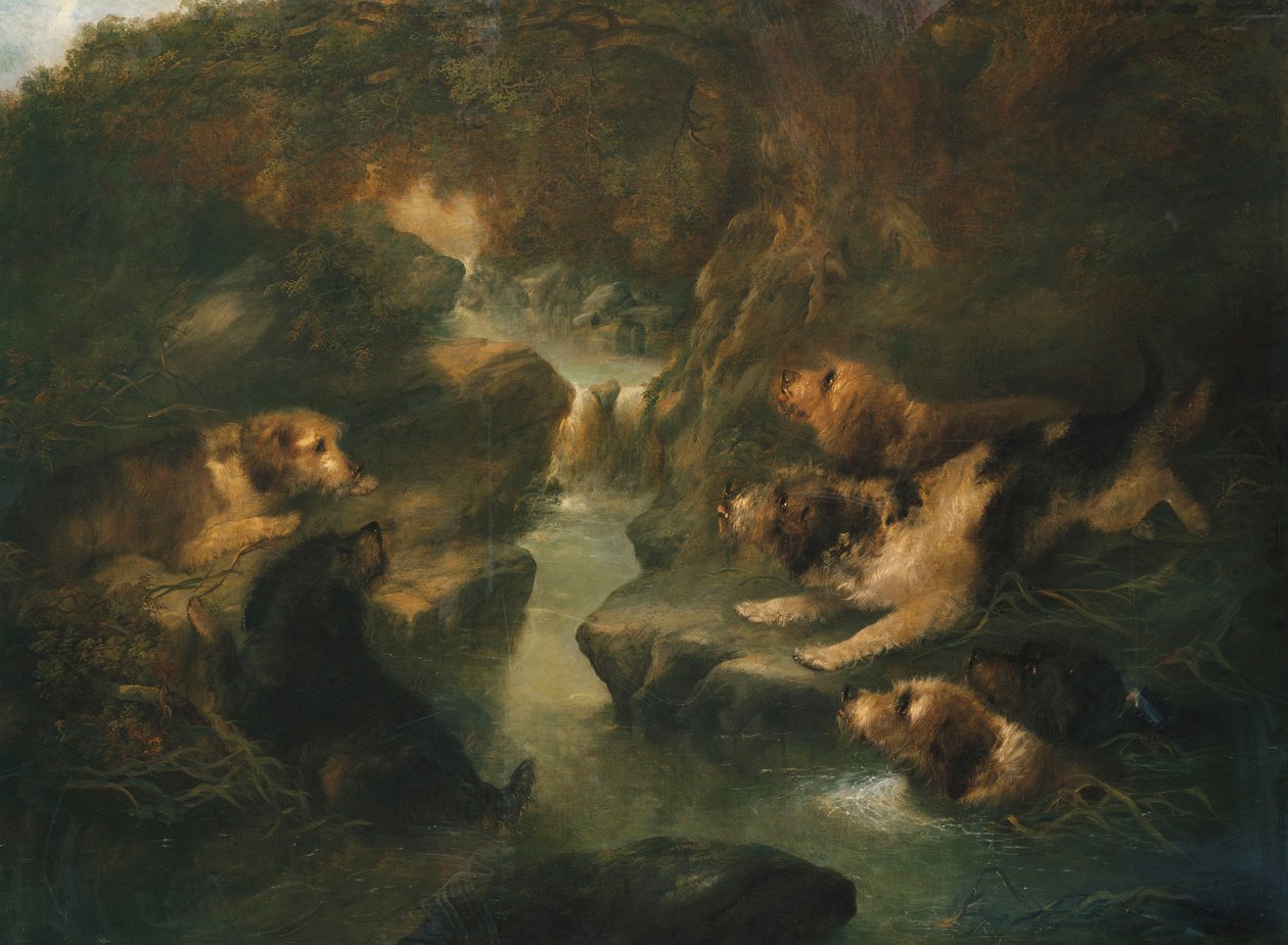 Otterjacht, 1867 door George Armfield