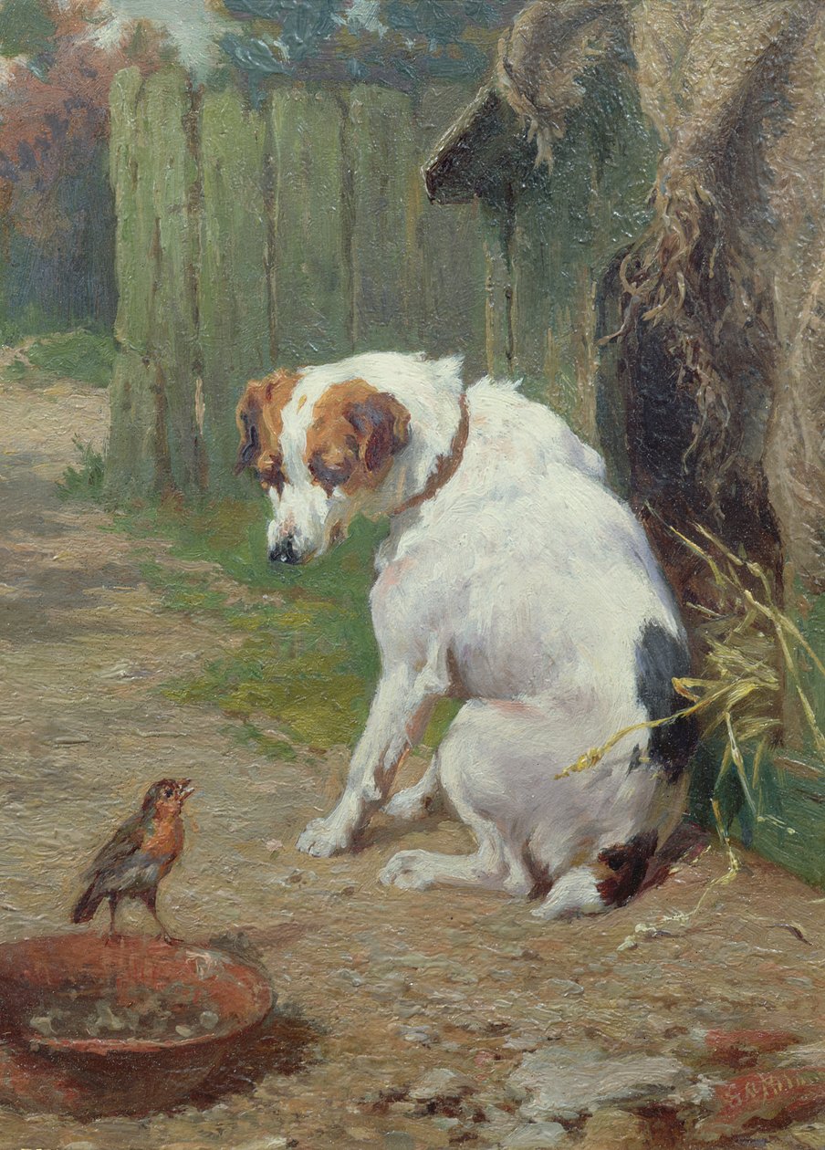 Een Welkom Bezoeker door George Augustus Holmes