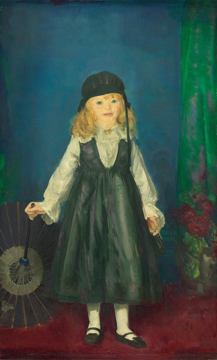 Anne met een Japanse Parasol door George Bellows