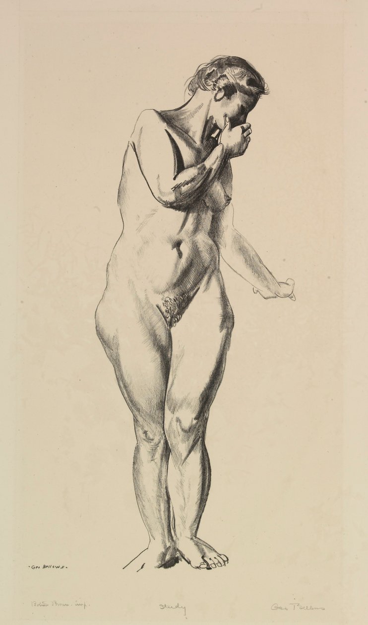 Naaktstudie door George Bellows