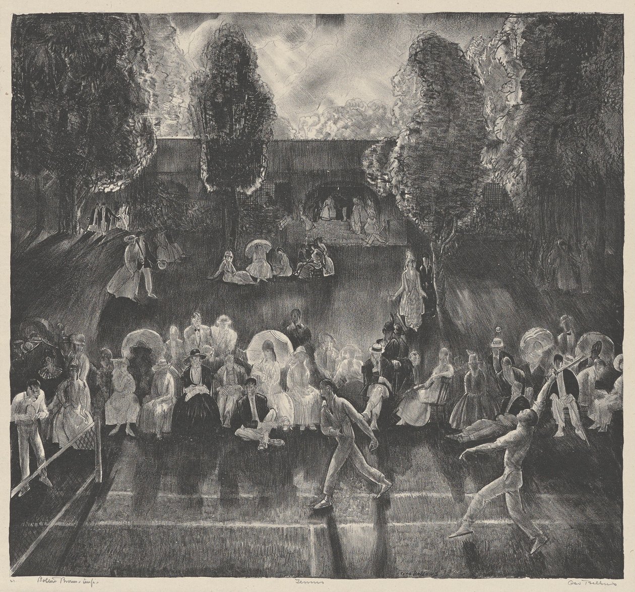 Tennis door George Bellows