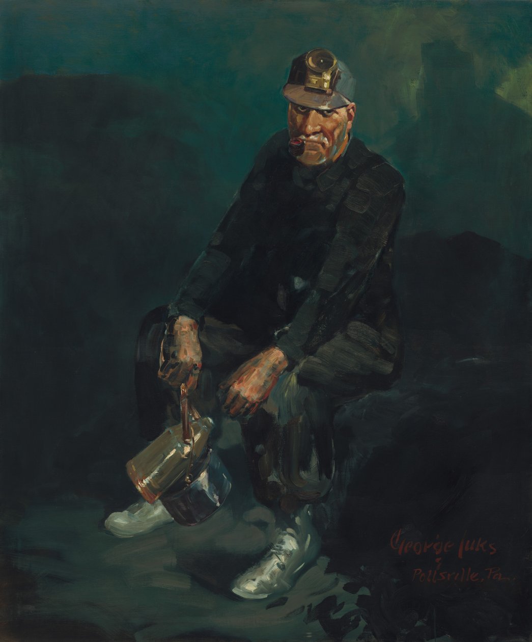 De Vuurbaas, 1925 door George Benjamin Luks