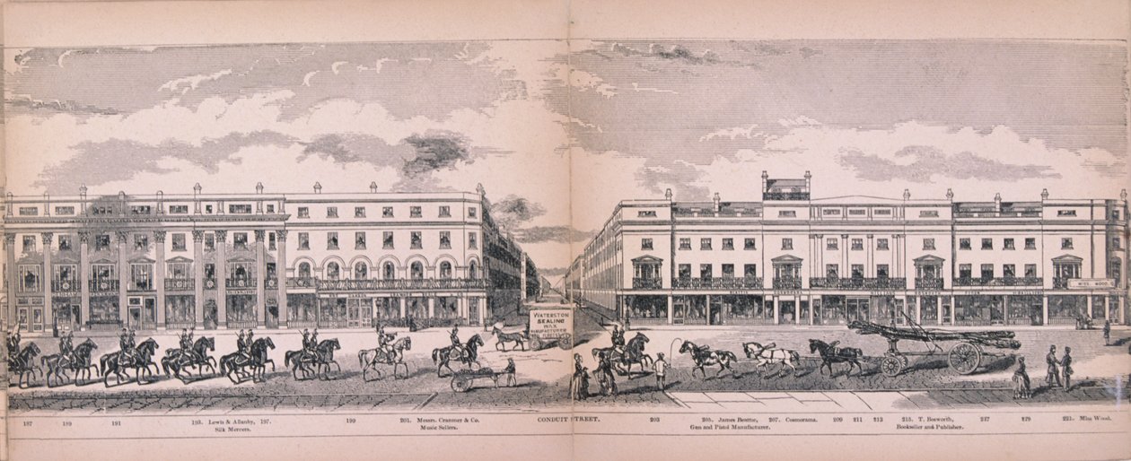 Panorama van Londen door George C Leighton