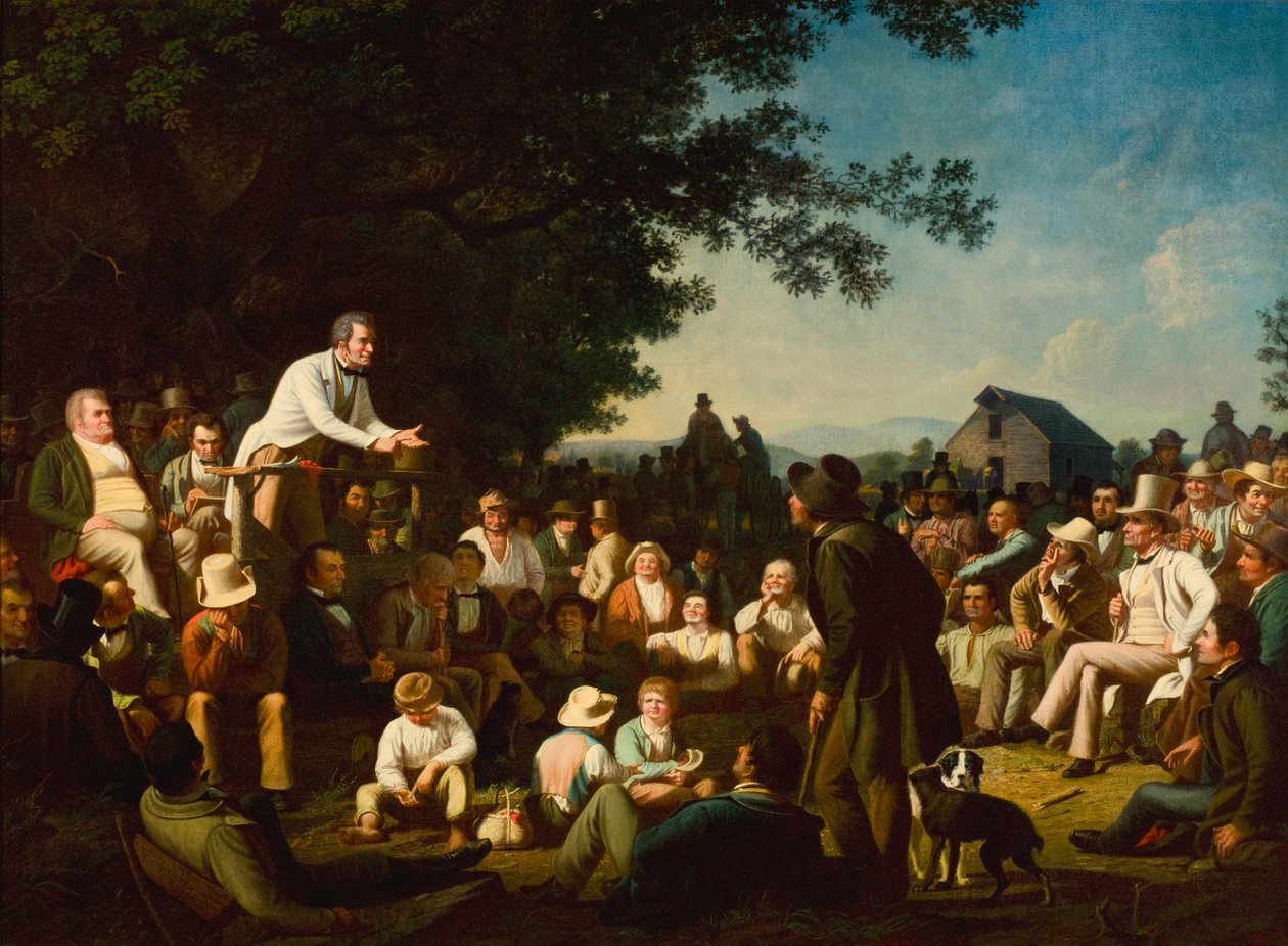 Stomp Toespreken door George Caleb Bingham