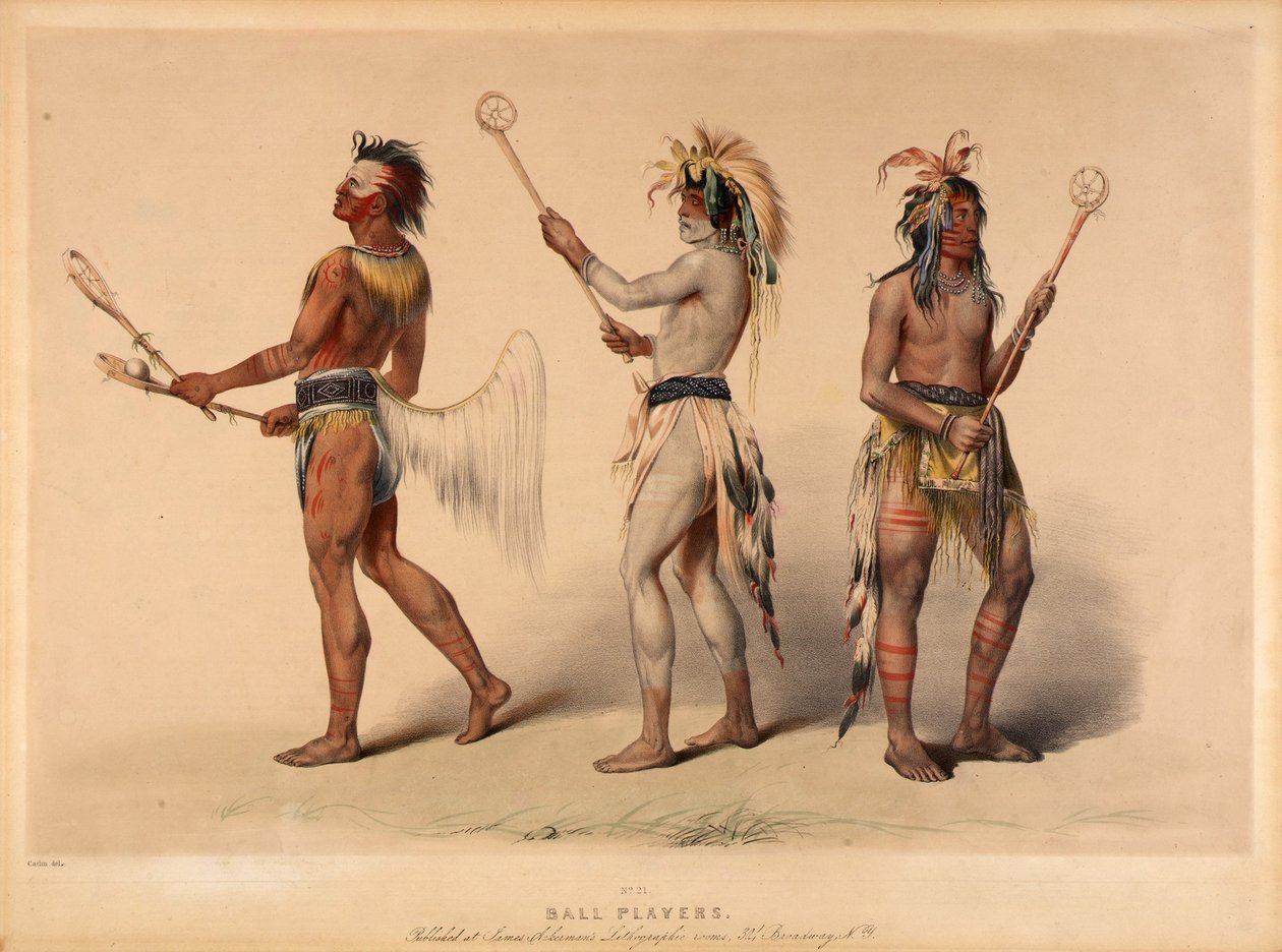 Balspelers door George Catlin