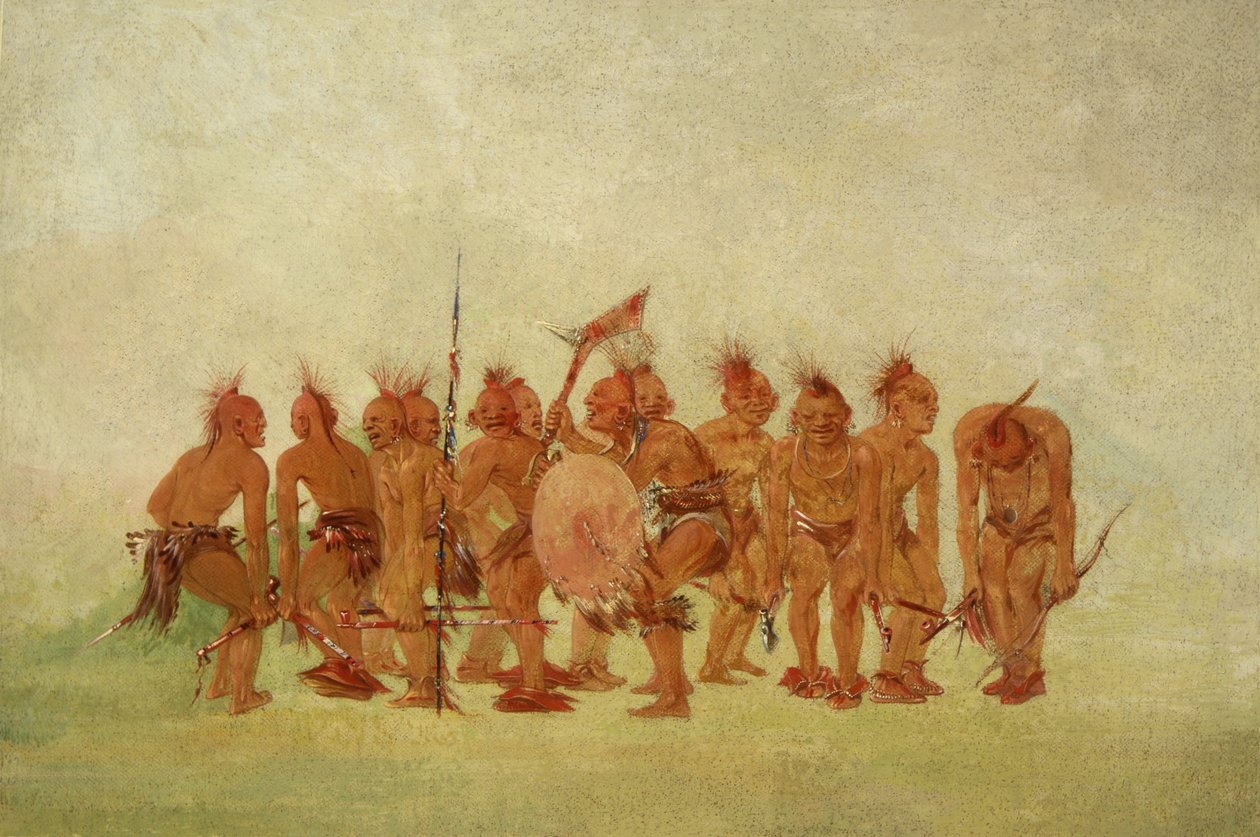Smekendans, Sauk en vos door George Catlin