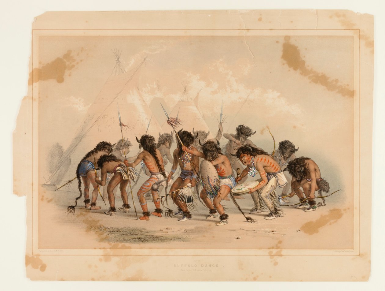 Buffeldans nr.8 door George Catlin
