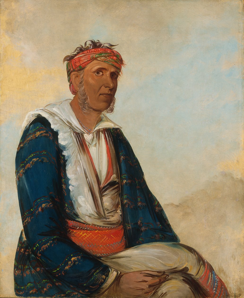 Cól-lee, een Bandleider, 1834 door George Catlin