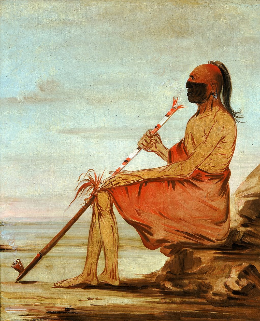 Coo-coo-coo, De Uil, een oud opperhoofd door George Catlin