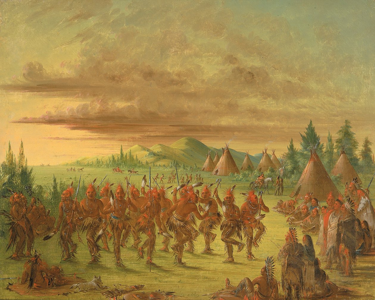 Adelaarsdans door George Catlin