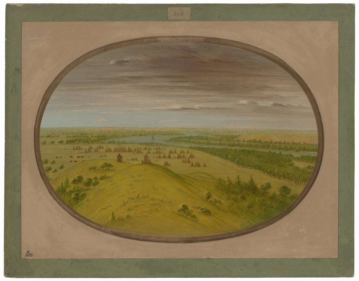 Fort Union door George Catlin