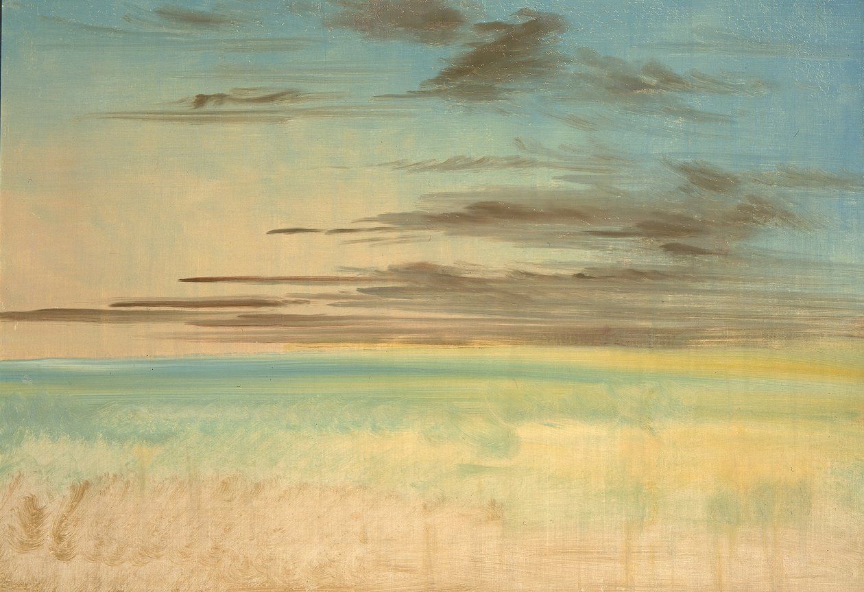 Landschap Achtergrond, 1846-1848 door George Catlin