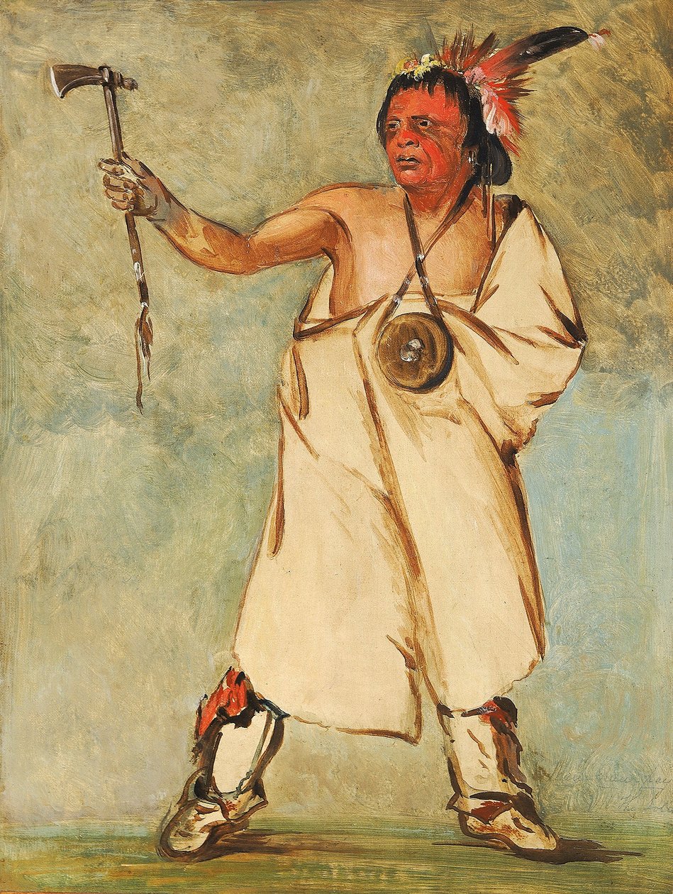 Naw-naw-páy-ee, De soldaat door George Catlin