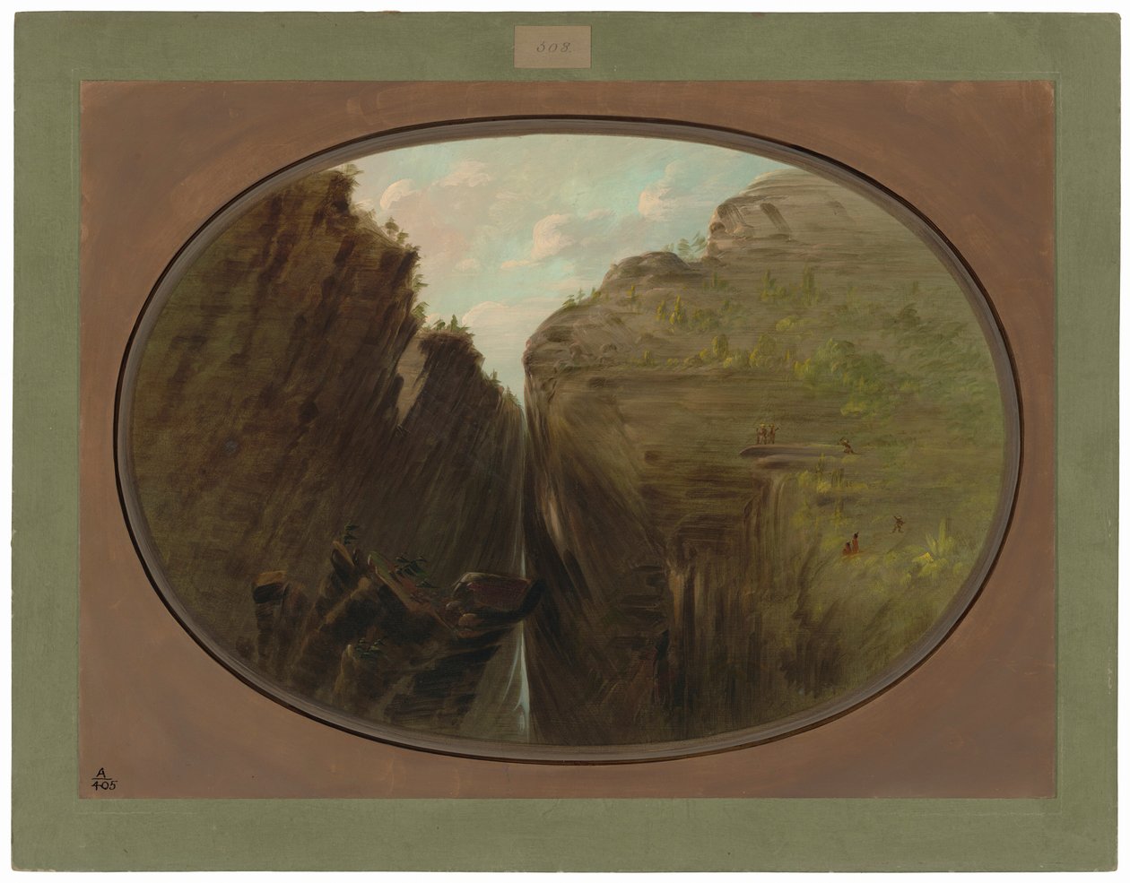De kever spleet door George Catlin
