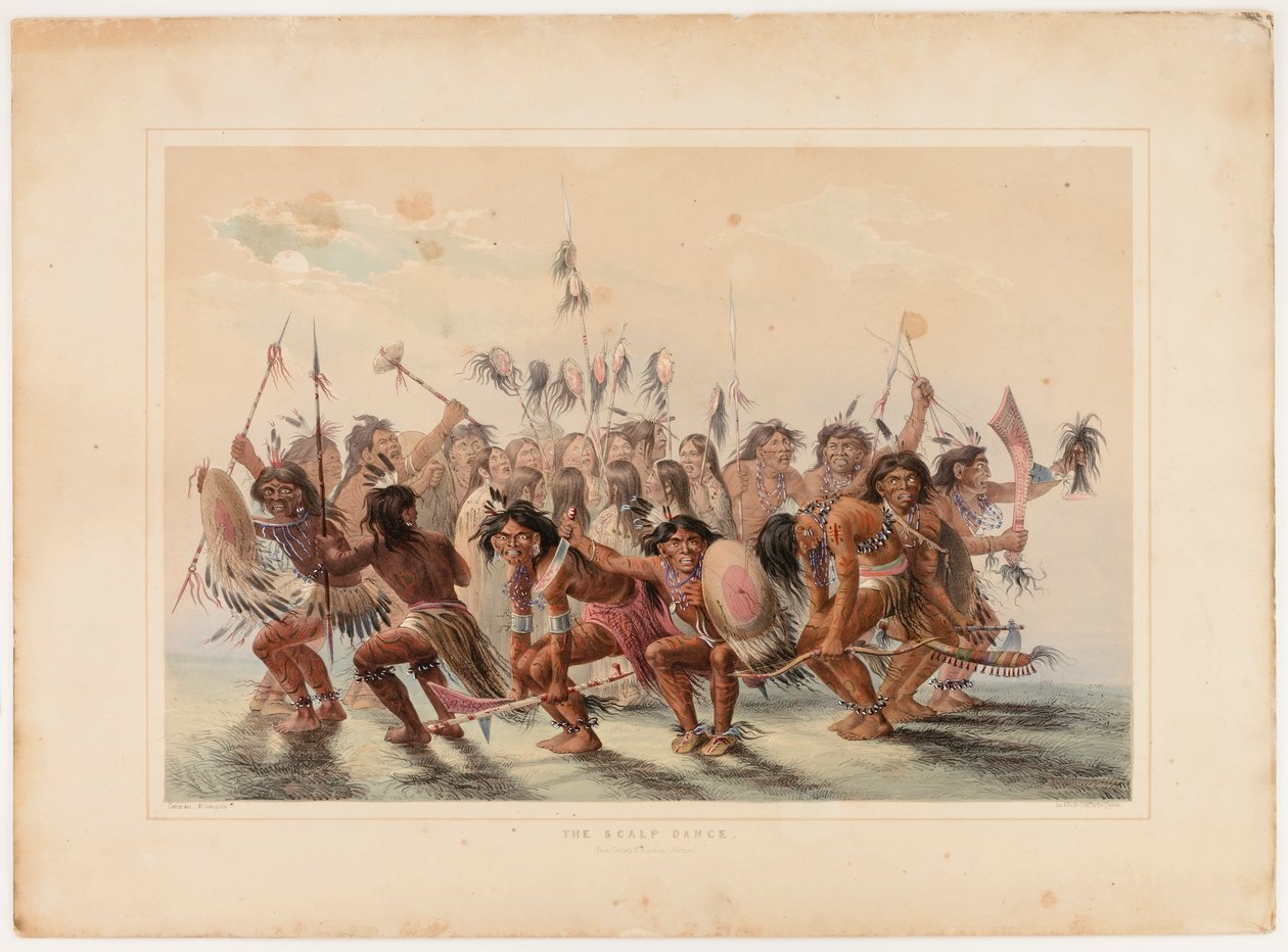 De hoofdhuiddans door George Catlin