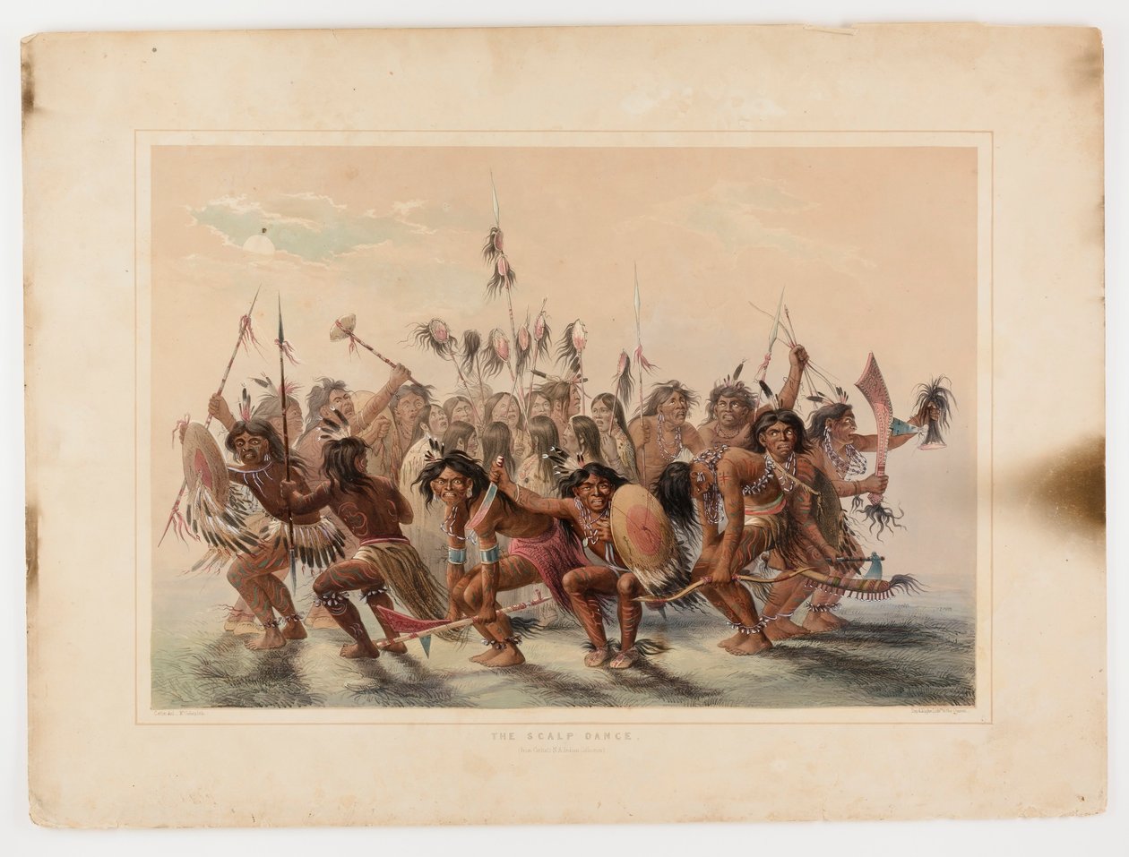 De hoofdhuiddans door George Catlin
