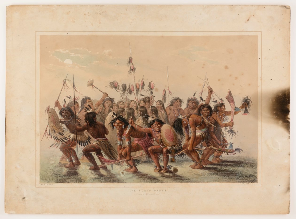 De hoofdhuiddans door George Catlin