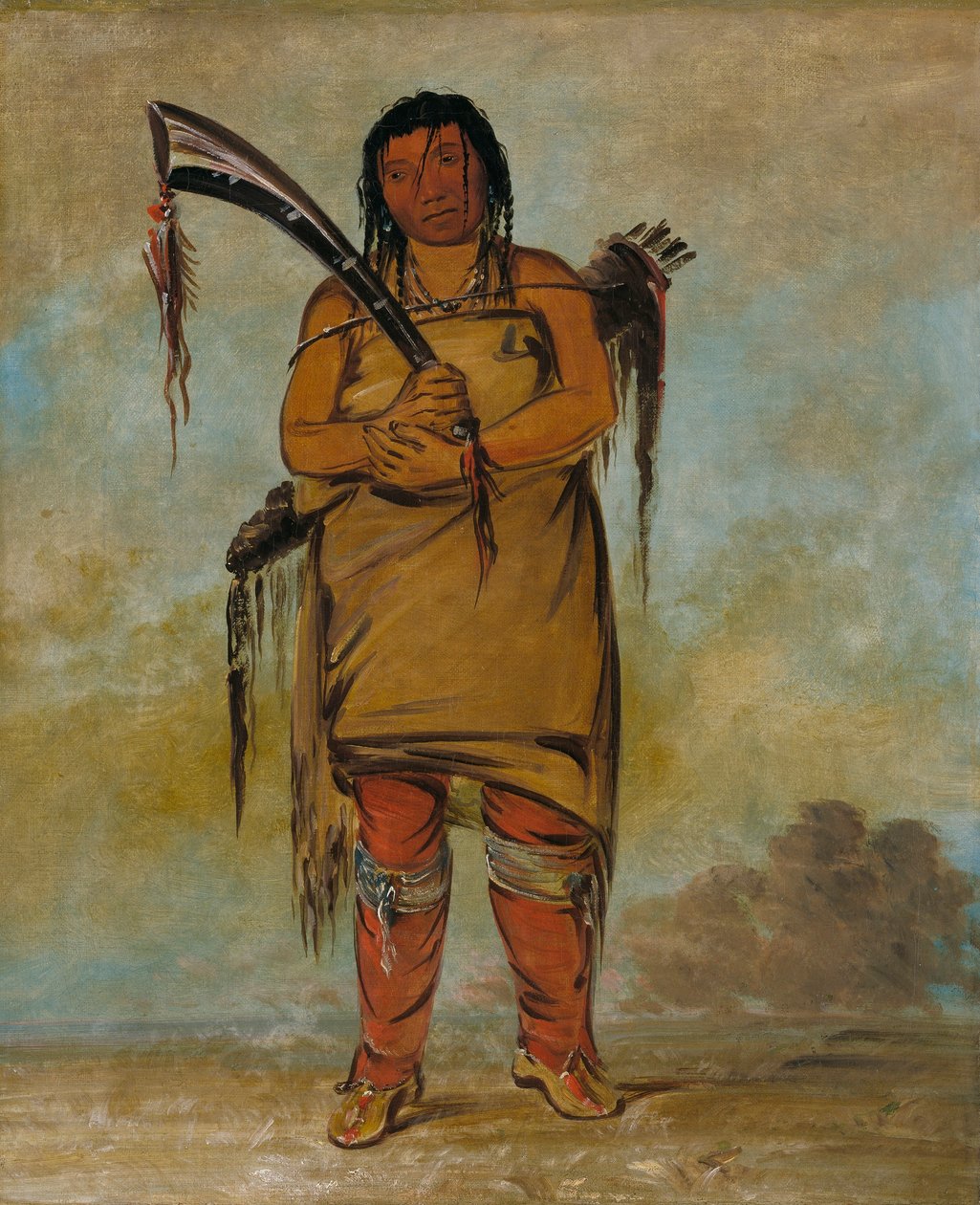 Wáh-chees, een dappere door George Catlin