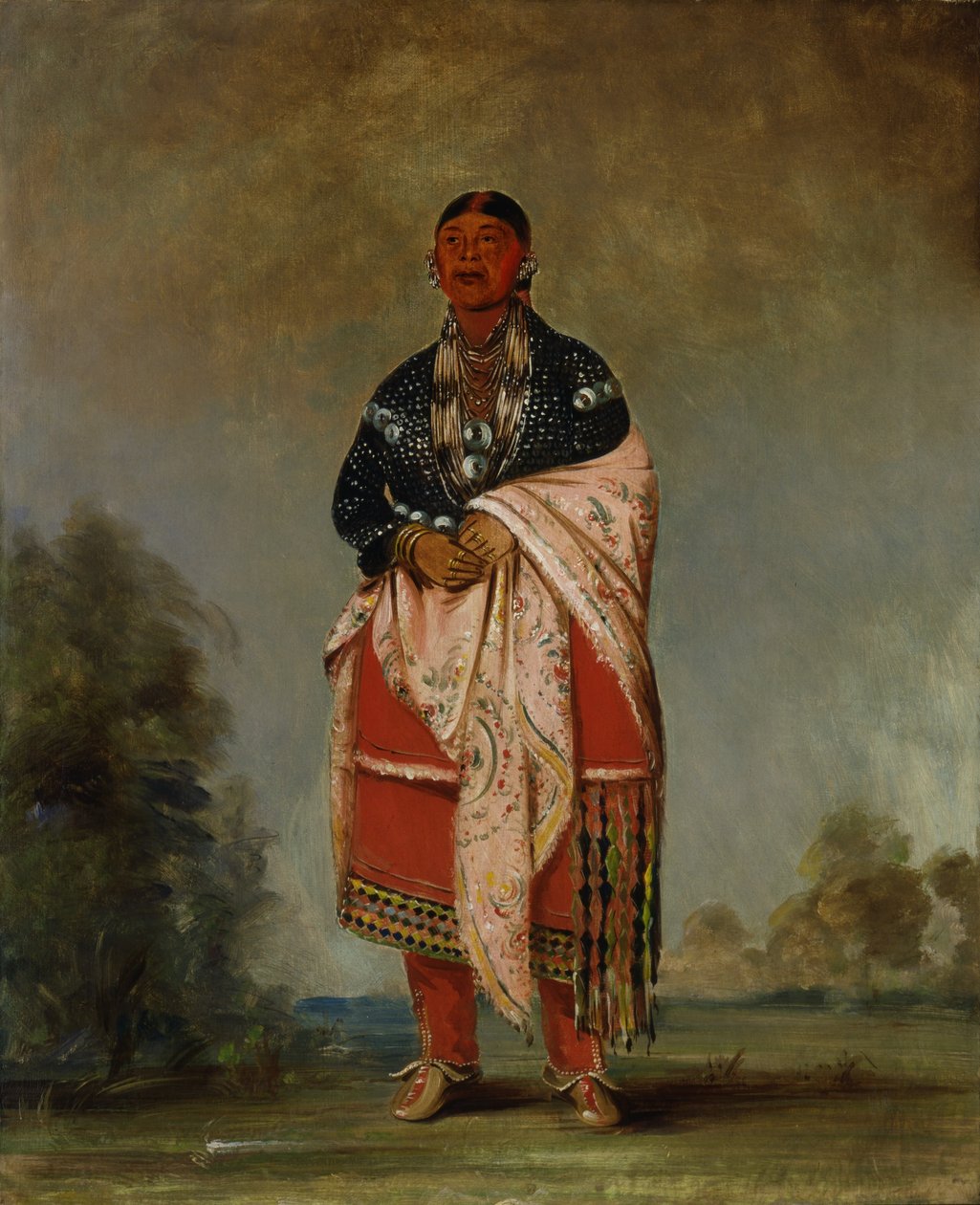 Vrouw van Kee-o-kúk door George Catlin