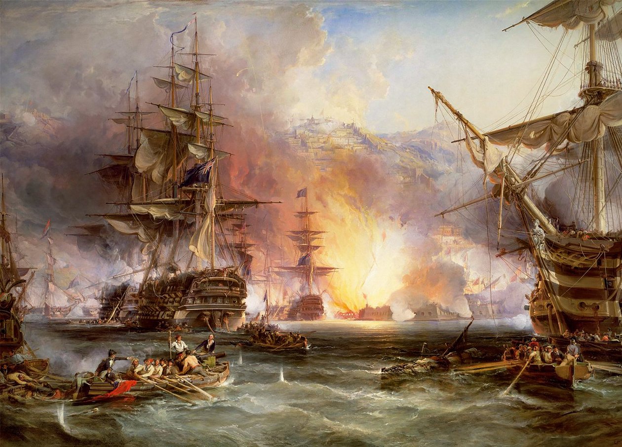 Bombardement op Algiers door George Chambers