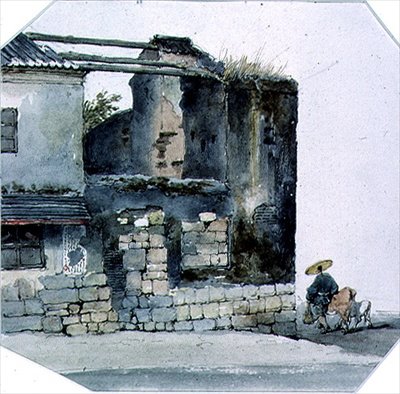 Scène in Macao door George Chinnery