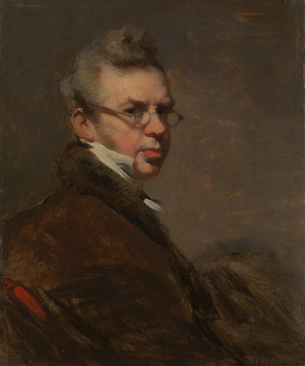 Zelfportret, 1825-28 door George Chinnery