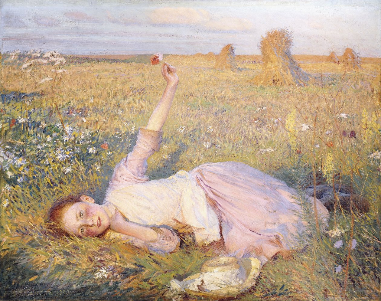Avondlied door George Clausen