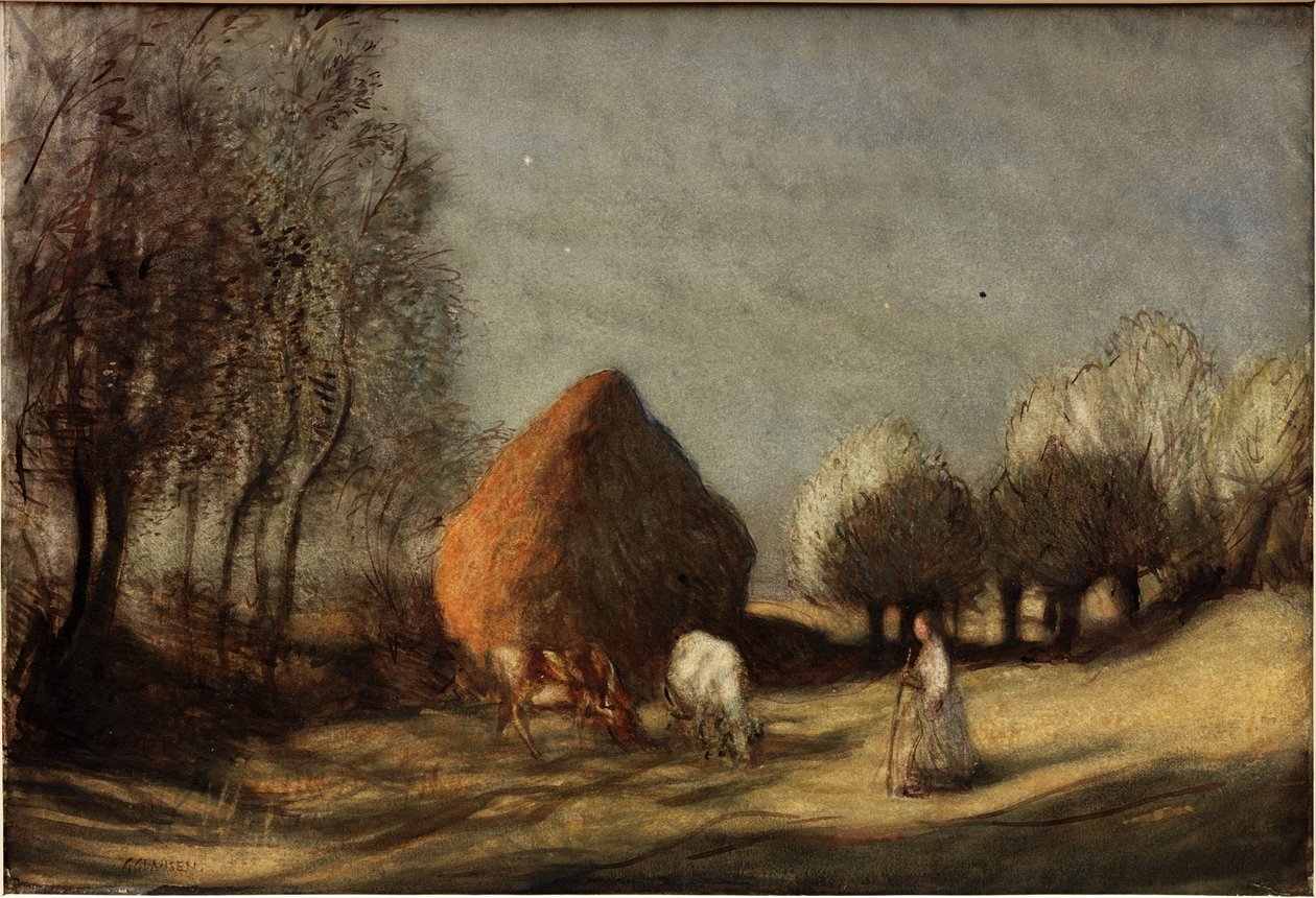 Hooiveld, Widdington door George Clausen