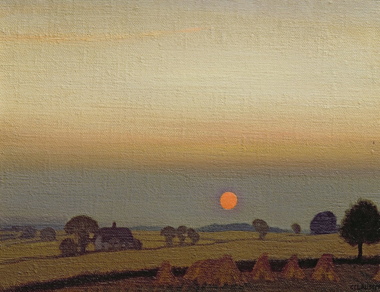 Zonsondergang door George Clausen