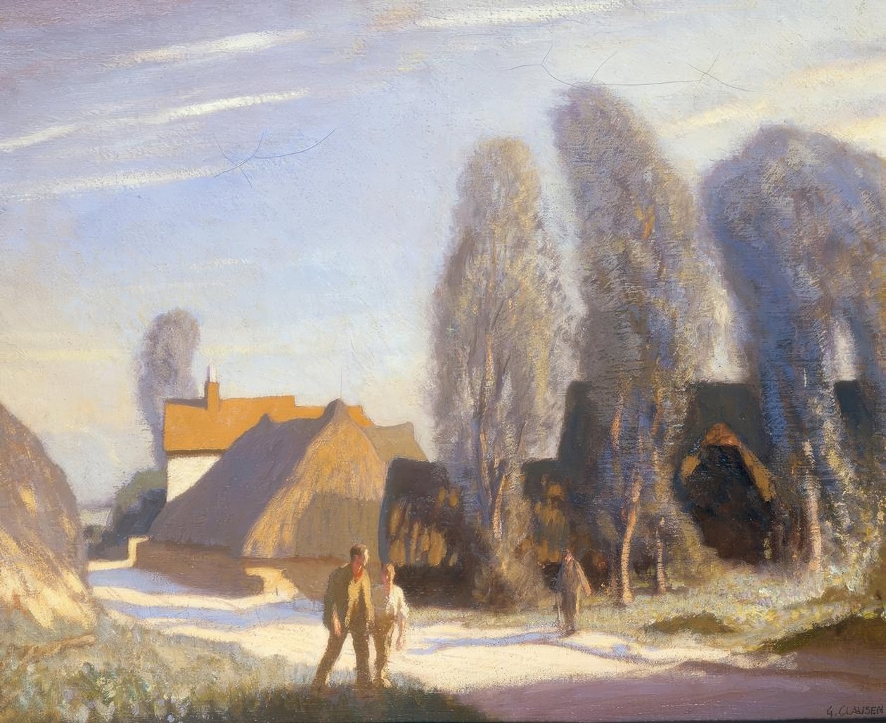 De boerderij langs de weg door George Clausen