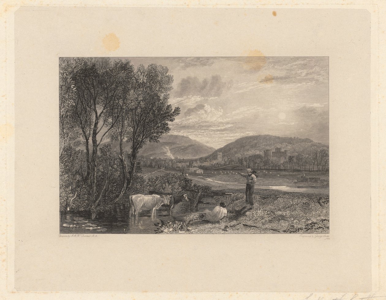 Lulworth Castle, Dorsetshire door George Cooke
