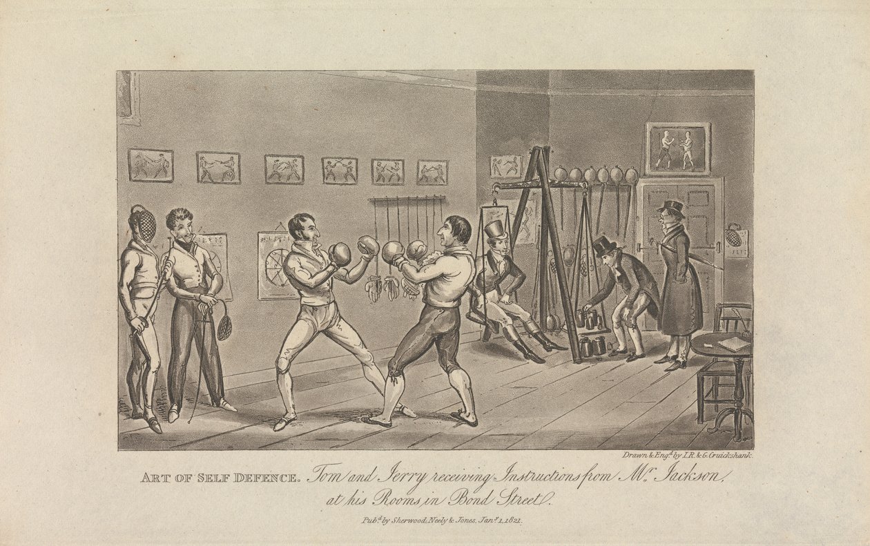 Kunst van zelfverdediging door George Cruikshank