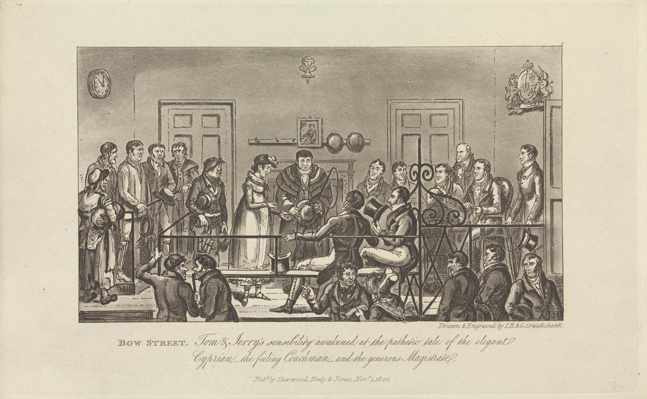 Bow Street door George Cruikshank