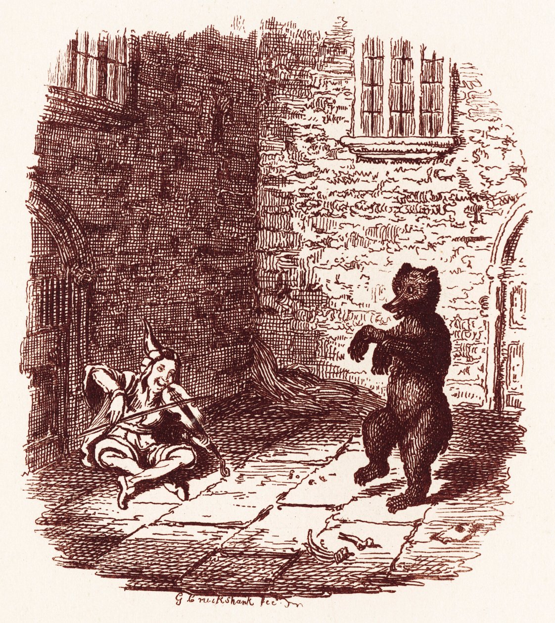 Broers Grimm Kinderen en door George Cruikshank