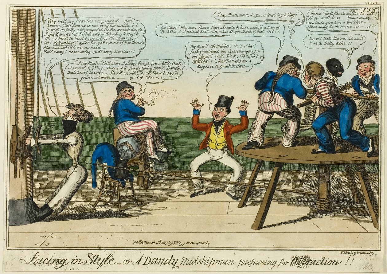 Veters in stijl door George Cruikshank