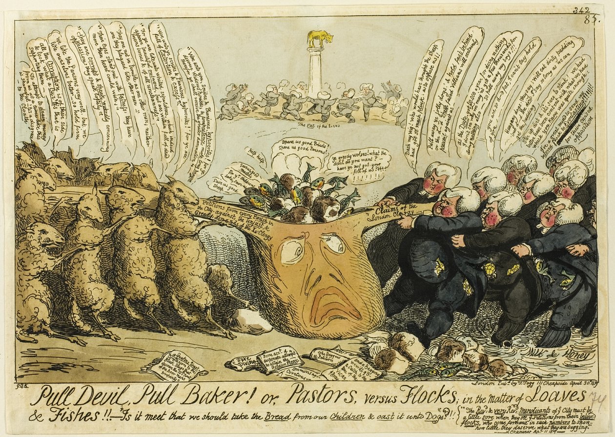 Pull Devil, Pull Baker! door George Cruikshank