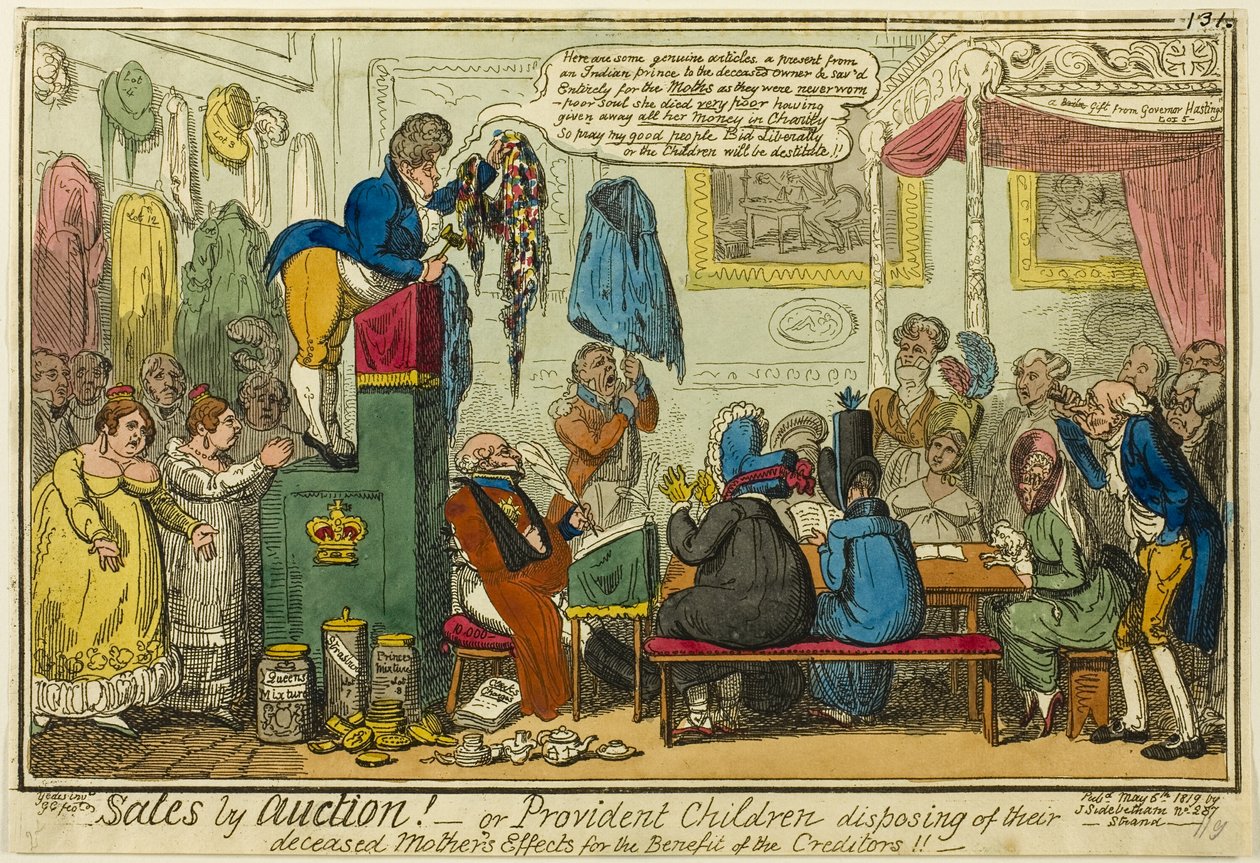 Veiling door George Cruikshank
