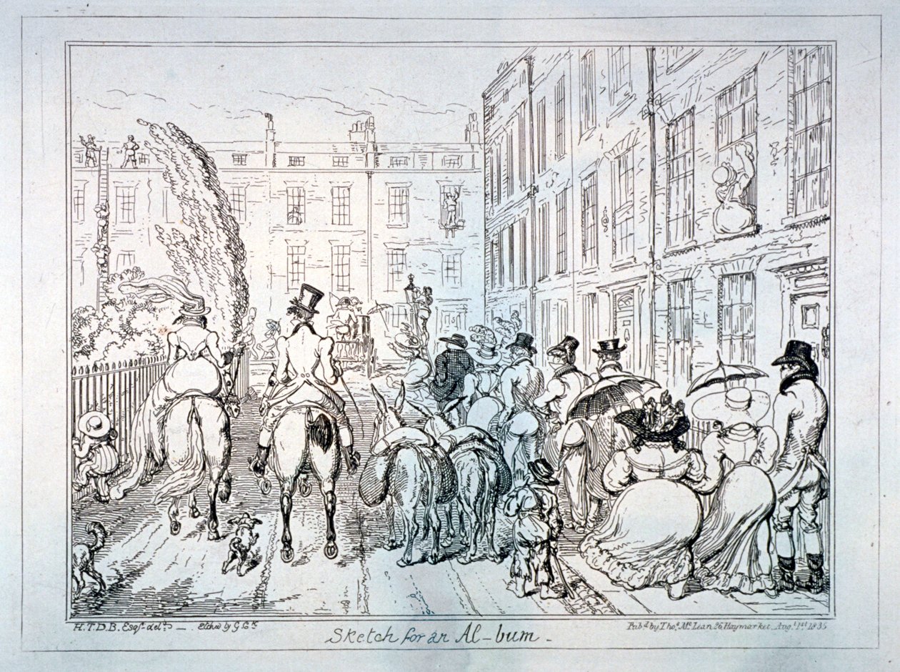 Schets voor een Album door George Cruikshank