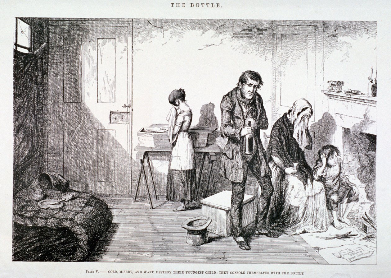 The Bottle door George Cruikshank